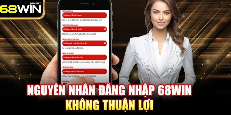 Mách Bạn Quy Trình Đăng Nhập 68WIN Thành Công 100% 4 Những lỗi và cách xử lý hiệu quả